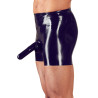 The Latex Collection Boxer long en latex avec étuis pénien et anal
